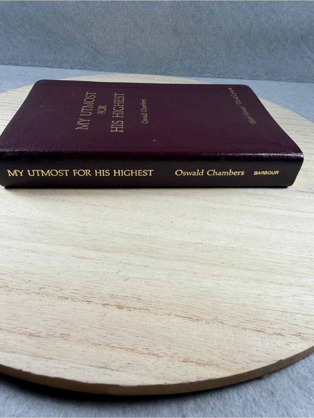 My Utmost For His Highest by Oswald Chambers (Flexible Leather) 1963